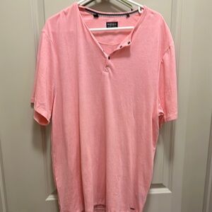 Buffalo David Bitton Pink Short Sleeve Tee Casual